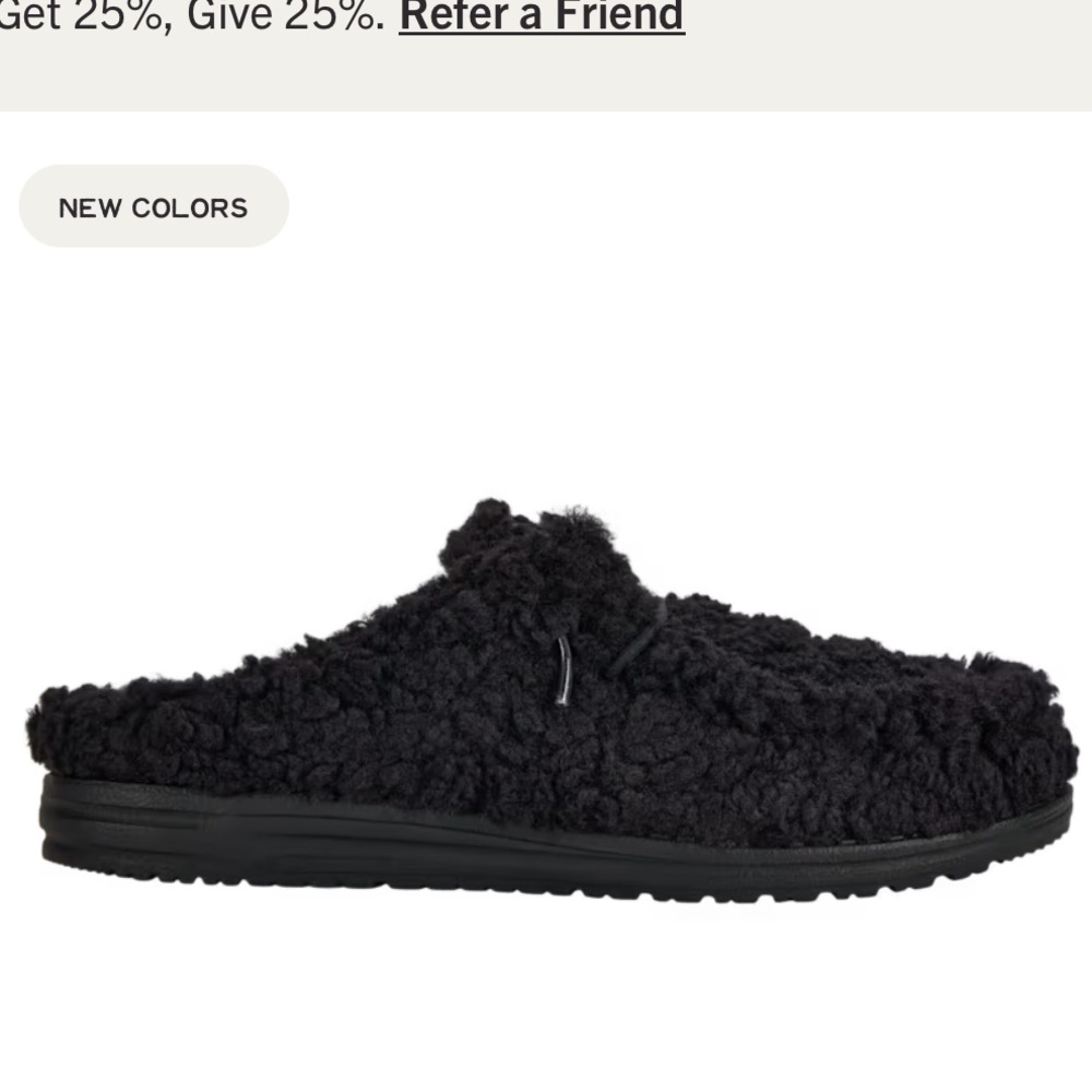 Hey Dude Wendy Slipper - Black